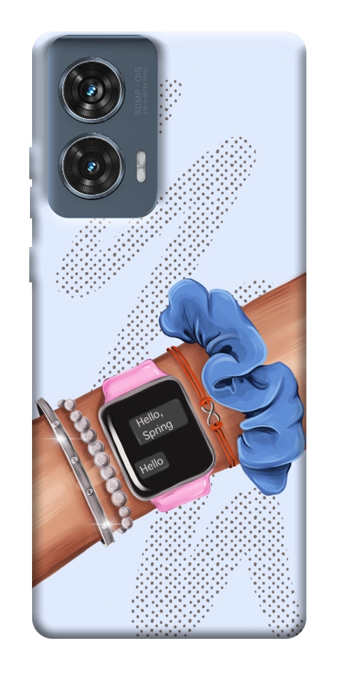 Чехол Hello spring для Motorola Edge 50 Fusion
