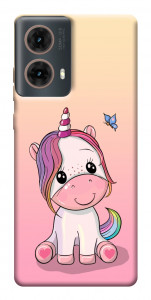 Чехол Сute unicorn для Motorola Moto G85