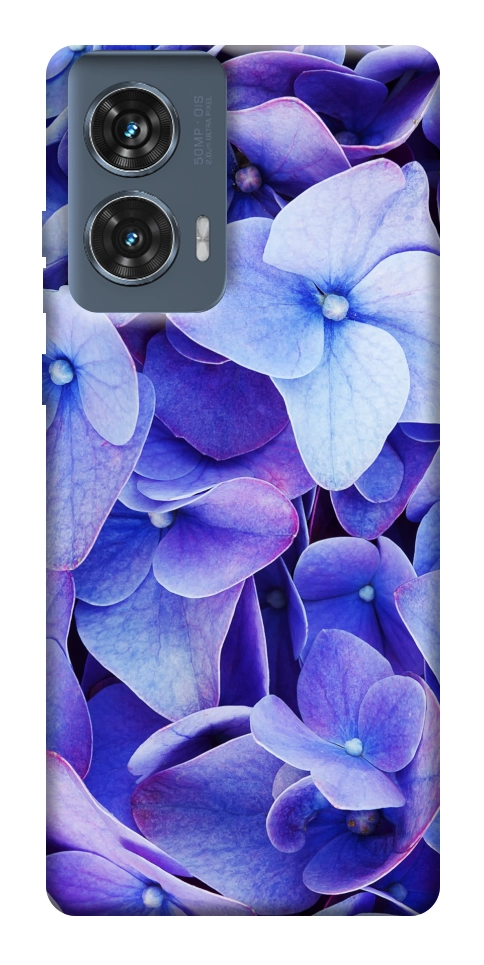 Чехол Гортензия для Motorola Edge 50 Fusion