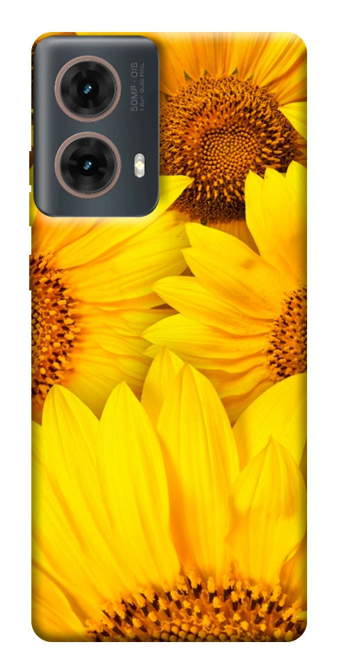 Чехол Букет подсолнухов для Motorola Moto G85