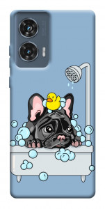Чехол Dog in shower для Motorola Edge 50 Fusion