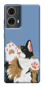 Чехол Funny cat для Motorola Moto G85