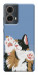 Чехол Funny cat для Motorola Moto G85