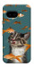 Чехол Cat with fish для Google Pixel 9a