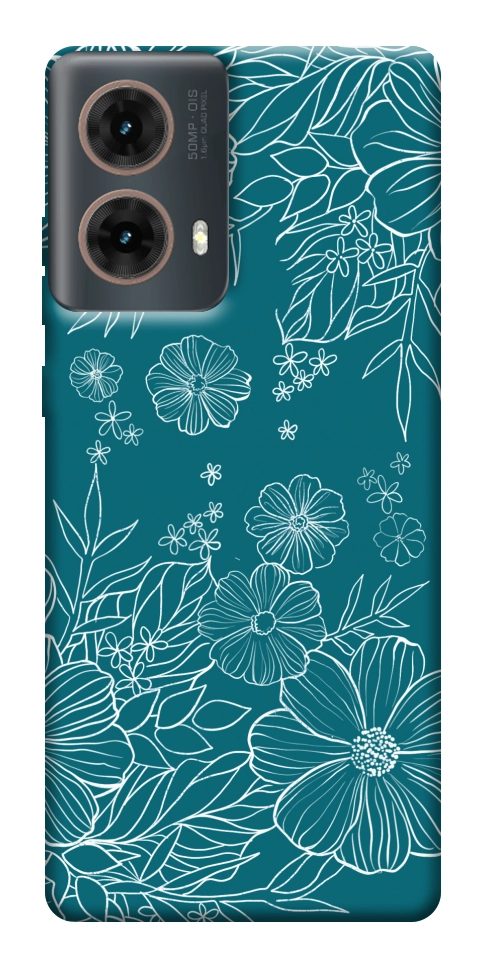 Чехол Botanical illustration для Motorola Moto G85