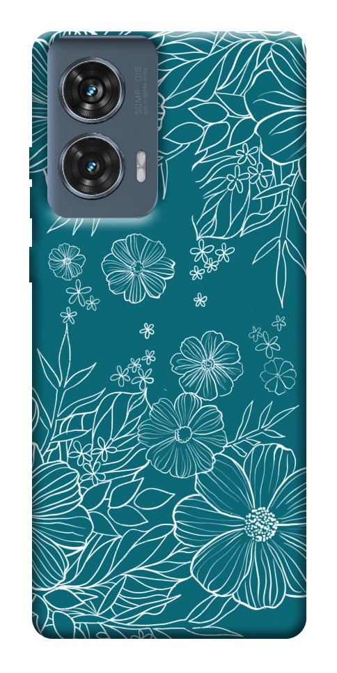 Чехол Botanical illustration для Motorola Edge 50 Fusion