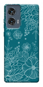 Чехол Botanical illustration для Motorola Edge 50 Fusion