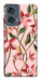 Чехол Floral motifs для Motorola Edge 50 Fusion