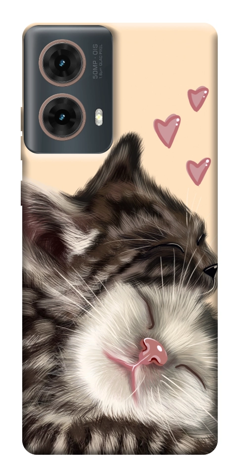 Чехол Cats love для Motorola Moto G85