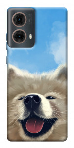 Чехол Samoyed husky для Motorola Moto G85