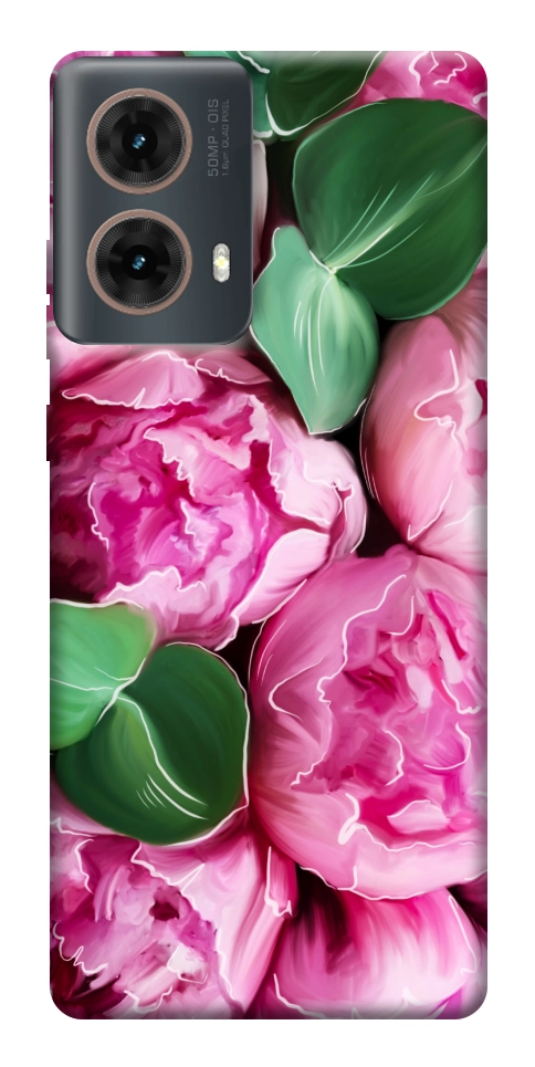 Чехол Пахучие пионы для Motorola Moto G85