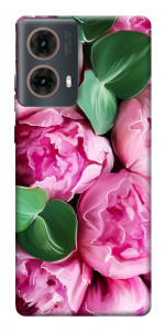 Чехол Пахучие пионы для Motorola Moto G85