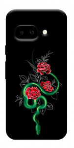 Чехол Snake in flowers для Google Pixel 9a