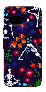 Чехол Yoga skeletons для Google Pixel 9a