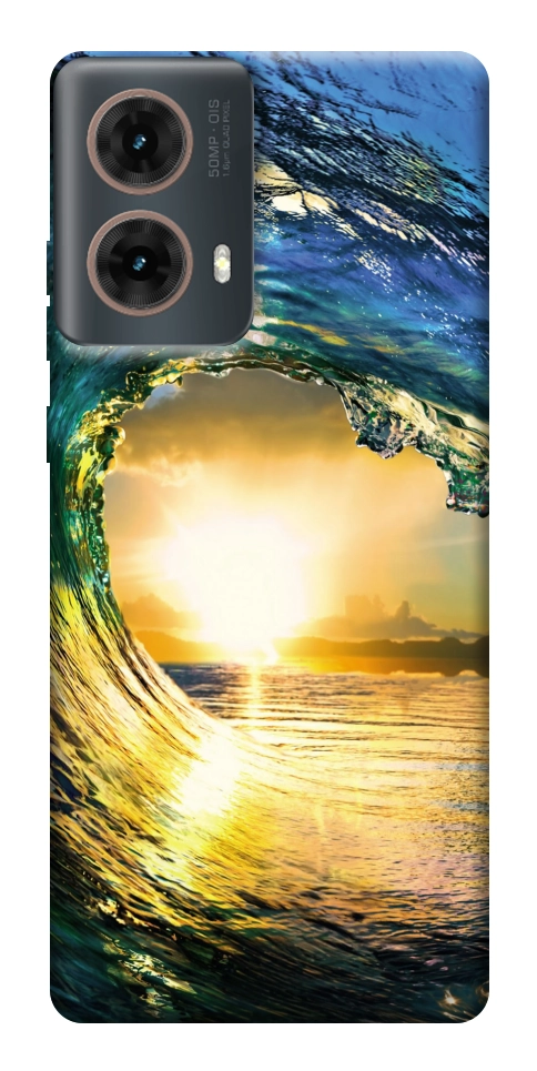 Чехол Закрученная волна для Motorola Moto G85