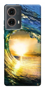 Чехол Закрученная волна для Motorola Moto G85