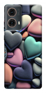 Чехол Каменные сердца для Motorola Moto G85