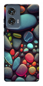 Чехол Разноцветные камни для Motorola Edge 50 Fusion