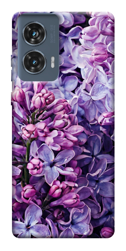 Чехол Violet blossoms для Motorola Edge 50 Fusion