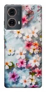 Чехол Floating flowers для Motorola Moto G85