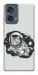 Чехол Кот космонавт для Motorola Edge 50 Fusion