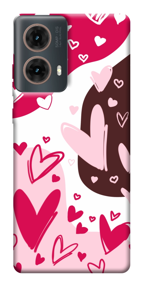 Чехол Hearts mood для Motorola Moto G85