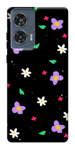 Чехол Цветы и лепестки для Motorola Edge 50 Fusion