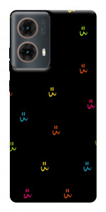 Чехол Colorful smiley для Motorola Moto G85