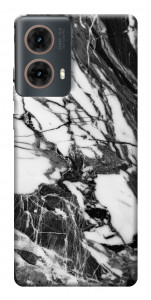Чехол Calacatta black marble для Motorola Moto G85