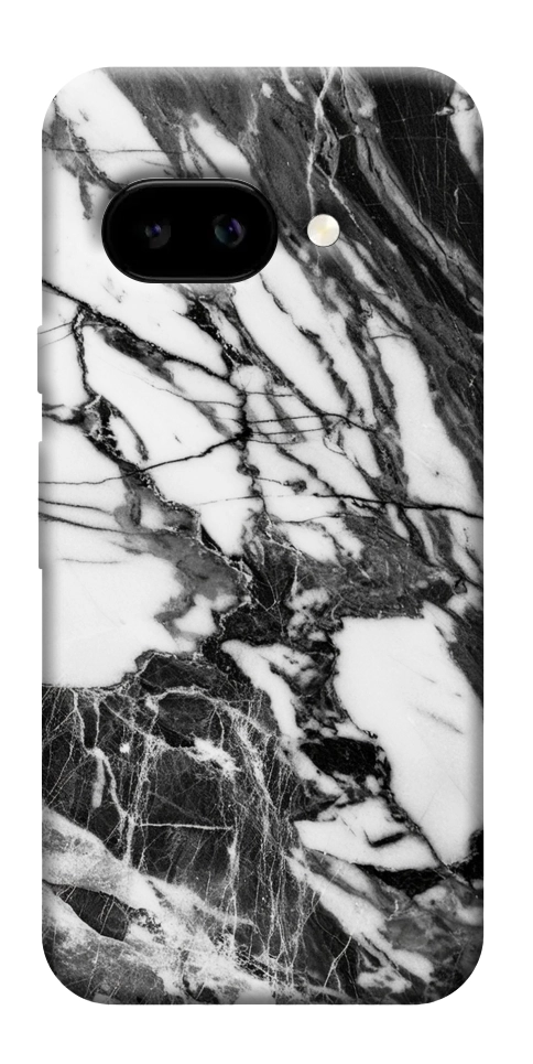 Чехол Calacatta black marble для Google Pixel 9a