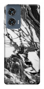 Чехол Calacatta black marble для Motorola Edge 50 Fusion