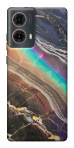 Чехол Радужный мрамор для Motorola Moto G85