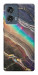 Чехол Радужный мрамор для Motorola Edge 50 Fusion