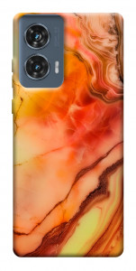 Чехол Красный коралл мрамор для Motorola Edge 50 Fusion