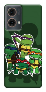 Чехол Green turtles для Motorola Moto G85