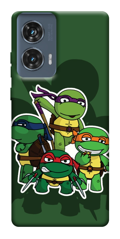 Чехол Green turtles для Motorola Edge 50 Fusion