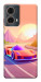 Чехол Машинка на закате для Motorola Moto G85