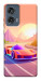Чехол Машинка на закате для Motorola Edge 50 Fusion