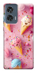 Чехол Веселое мороженое для Motorola Edge 50 Fusion