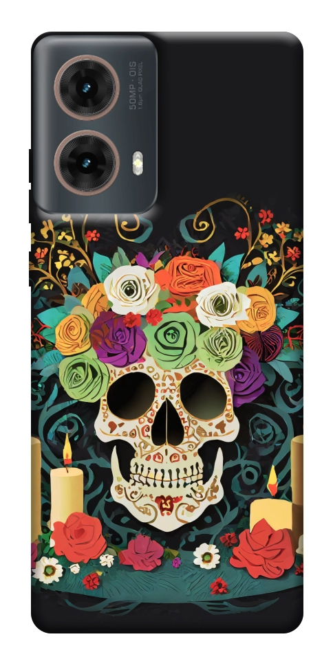 Чехол Skull of celebration для Motorola Moto G85