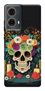 Чехол Skull of celebration для Motorola Moto G85