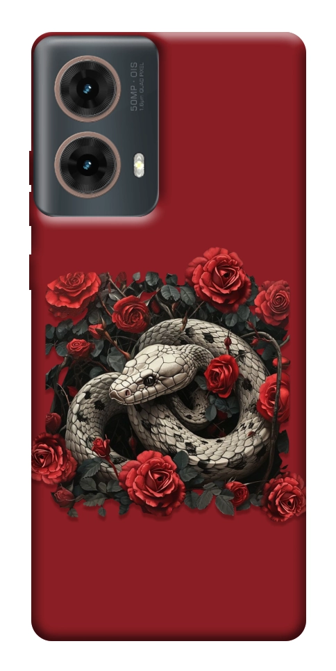 Чехол Roses snake для Motorola Moto G85