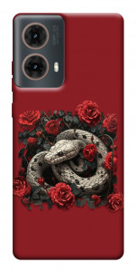 Чехол Roses snake для Motorola Moto G85