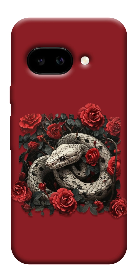 Чехол Roses snake для Google Pixel 9a