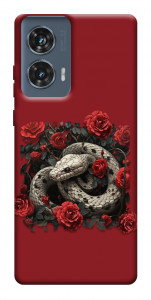 Чохол Roses snake для Motorola Edge 50 Fusion
