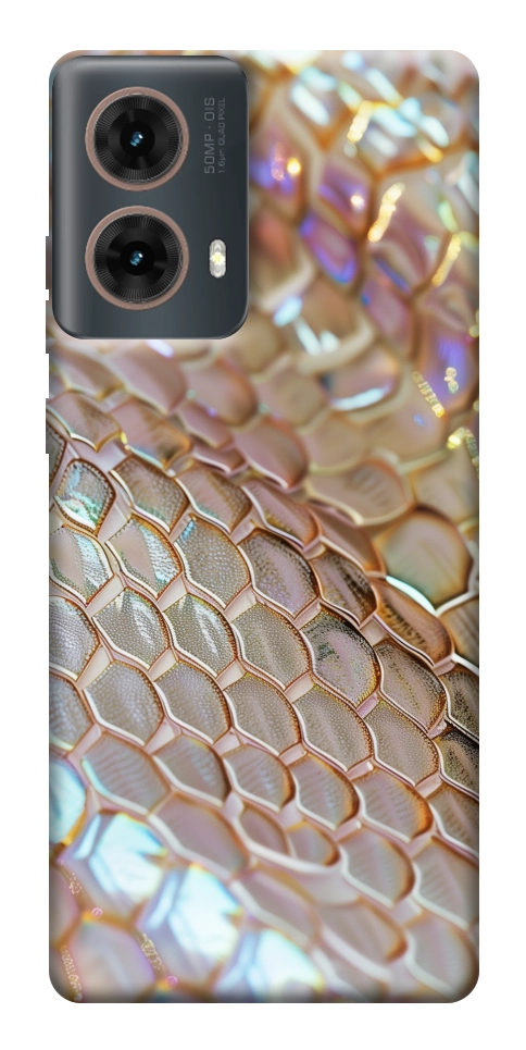 Чехол Gold snake skin для Motorola Moto G85