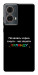 Чехол Чорна смуга для Motorola Moto G85