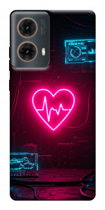 Чехол Neon heart для Motorola Moto G85
