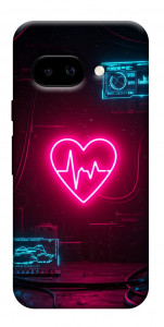 Чехол Neon heart для Google Pixel 9a