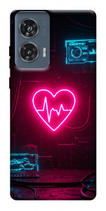 Чохол Neon heart для Motorola Edge 50 Fusion